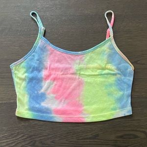 Tie dye Shein crop top
